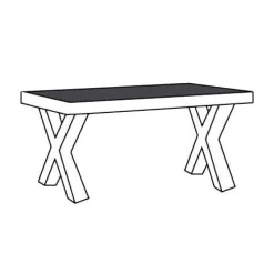 A-Meubel Eettafel-XM Tegelen