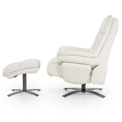 A-Meubel Fauteuil Caleb - Beige Salerno - 96168