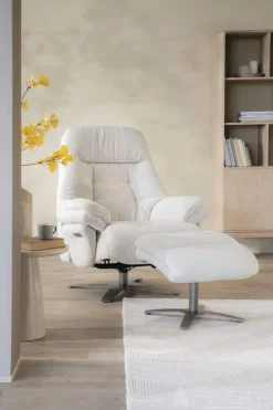 A-Meubel Fauteuil Caleb - Beige Salerno - 96168