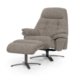 A-Meubel Fauteuil Caleb - Taupe Salerno - 96169