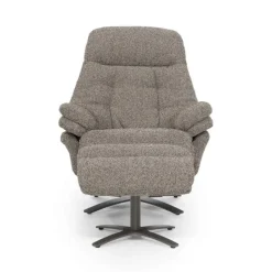 A-Meubel Fauteuil Caleb - Taupe Salerno - 96169