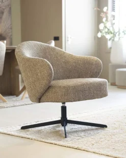 A-Meubel Fauteuil Connor - Mosterd Donna - 96351