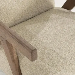 A-Meubel Fauteuil Francis - Beige Flou - 96316