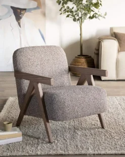 A-Meubel Fauteuil Francis - Taupe Flou - 96317