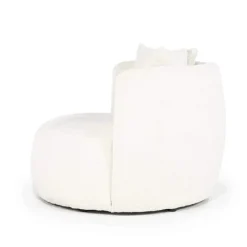 A-Meubel Fauteuil Louis met kussen - Beige Spark - 95804