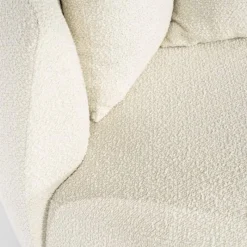 A-Meubel Fauteuil Louis met kussen - Beige Spark - 95804