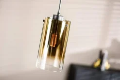 A-Meubel Hanglamp 3 lichts Goud
