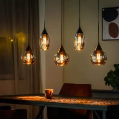 A-Meubel Hanglamp 5-lichts Lola
