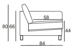 A-Meubel Hoekbank Alverna