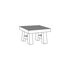 A-Meubel Hoektafel HT1-KM Emmen