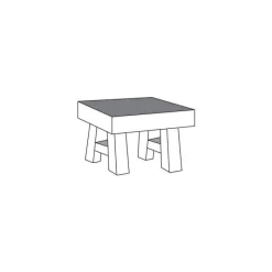 A-Meubel Hoektafel HT1-KM Maurik