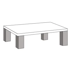 A-Meubel Hoektafel HT2-L Lageland