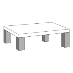 A-Meubel Hoektafel HT2-L Pieterburen