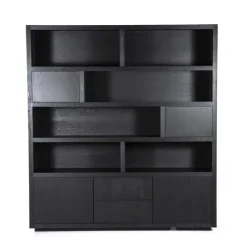 A-Meubel Kabinet Helsinki - 200cm - Zwart - 95726