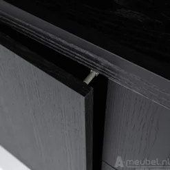 A-Meubel Kabinet Helsinki - 200cm - Zwart - 95726