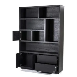 A-Meubel Kabinet Helsinki - 150cm - Zwart - 95725