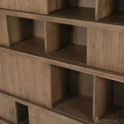 A-Meubel Kabinet Milo - 180cm - Bruin - 96211