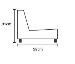 A-Meubel Loungebank Groenveld