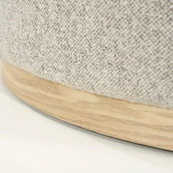 A-Meubel Poef Avah Large - Taupe Mantz - 96302