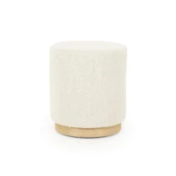 A-Meubel Poef Avah Small - Beige Mantz - 96299