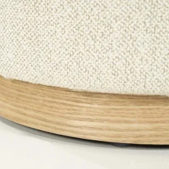 A-Meubel Poef Avah Small - Beige Mantz - 96299