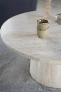 A-Meubel Salontafel Aime - 70cm - Beige - 95739