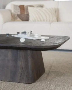 A-Meubel Salontafel Aron Vierkant - Bruin - 95769