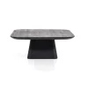 A-Meubel Salontafel Aron Vierkant - Zwart - 95770