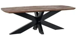 A-Meubel Salontafel Deens Ovaal Zwart