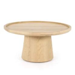 A-Meubel Salontafel Leia 80x32cm - Naturel - 96164