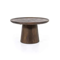 A-Meubel Salontafel Ron 66x39 - Bruin - 95652