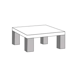 A-Meubel Salontafel T14-L Emmen