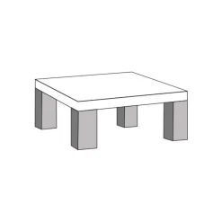 A-Meubel Salontafel T14-L Toornwerd