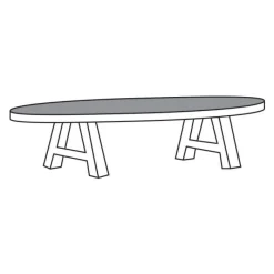 A-Meubel Salontafel TOV13-K Lageland