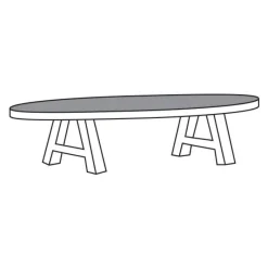 A-Meubel Salontafel TOV13-K Tegelen