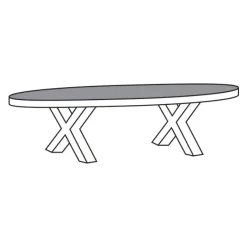 A-Meubel Salontafel TOV13-X Emmen