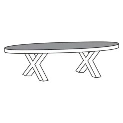 A-Meubel Salontafel TOV13-X Tegelen