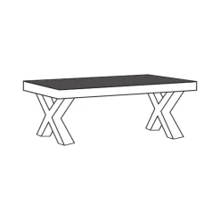 A-Meubel Salontafel T13-XM Bloemendaal