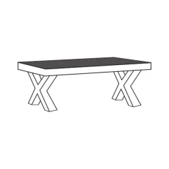 A-Meubel Salontafel T13-XM Pieterburen