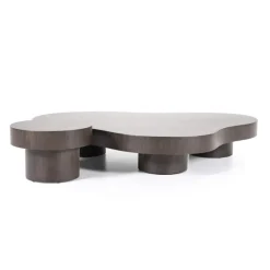 A-Meubel Salontafels Bobbie - 150cm - Zwart/Bruin - 95977