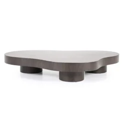 A-Meubel Salontafels Bobbie - 150cm - Zwart/Bruin - 95977