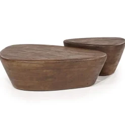 A-Meubel Salontafels Mila - 70cm - Bruin - 95812