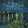 A-Meubel Starry night over the Rhone