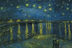 A-Meubel Starry night over the Rhone