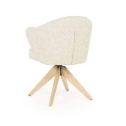 A-Meubel Stoel Connor Naturel - Beige Donna - 96344