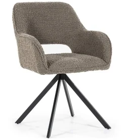 A-Meubel Stoel Fabio - Bruin Spark - 95835