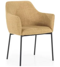 A-Meubel Stoel Paul - Mosterd Linea - 95888