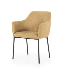 A-Meubel Stoel Paul - Mosterd Linea - 95888