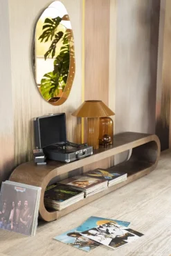 A-Meubel TV-Cabinet Elora - Bruin - 240129