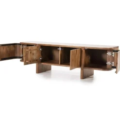 A-Meubel TV-Meubel Julian 4-deurs - Bruin - 95907